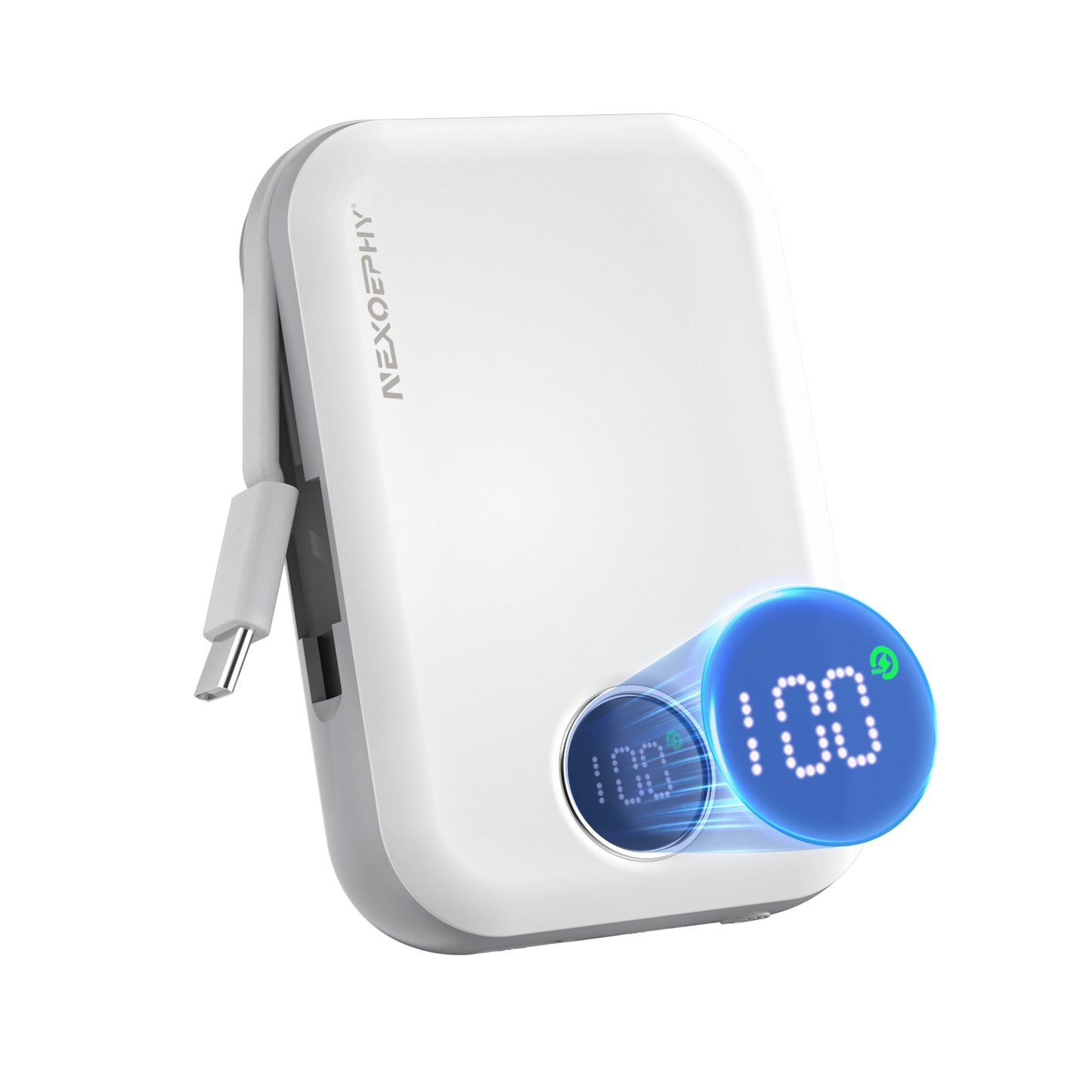 E34B 10000mAh Magnetic Power(Built-in Type-C Cable)